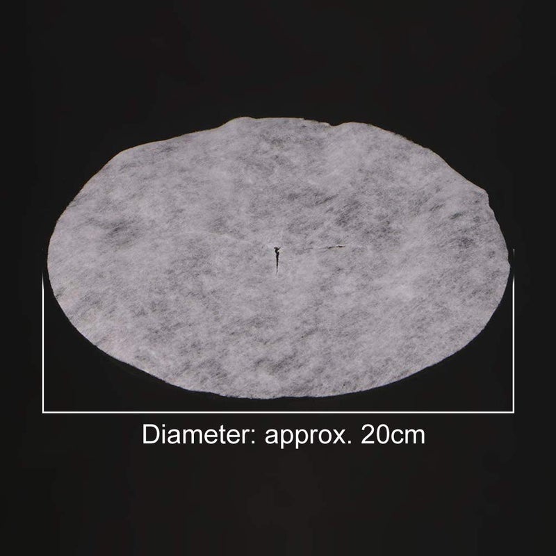 lasenersm 36 Sheets Kitchen Food Absorption Paper - Baking Papers Oil-absorption Food Grade Health Filter Paper Kitchen Blotting Sheets Round 7.87 - Image 2